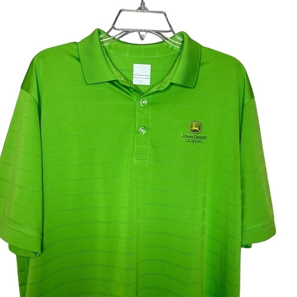 Callaway Polo shirt John Deere Classic quick dry size large - Picture 10 of 11